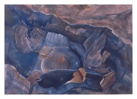 Photo of painting: "Secrets of the Ages"