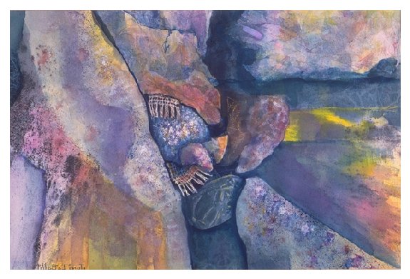 Photo of painting: "Sacred Spaces"