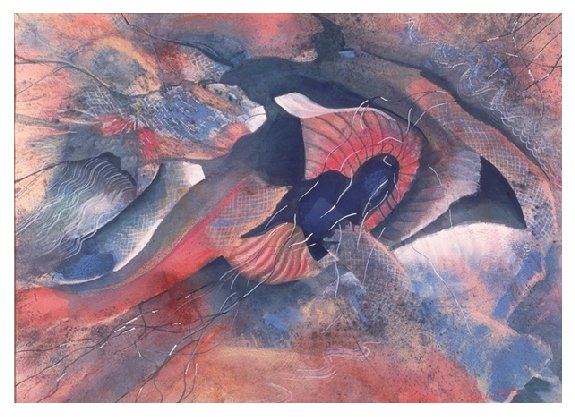 Photo of painting: "Wonders of the Deep"