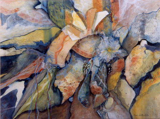 Photo of painting: "Desert Night"